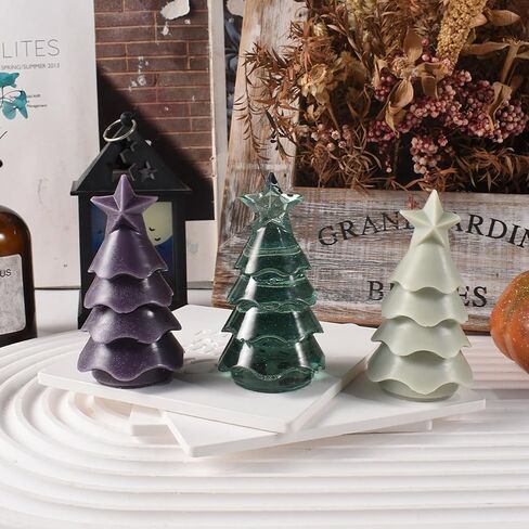 Santa Mold Resin Making Molds Santa Claus Mold Tree Mold Resin Mold Clay Mold Jewelry Resin Casting Mold Craft Supplies 3D Mold Silicone Mold for Resin Casting Mold Candle Making Molds in Kuwait