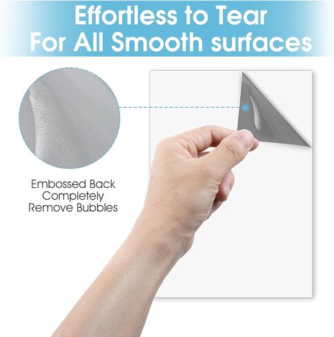 2 Pack Dry Erase Board Sticker Whiteboard Paper 11.7" × 8.3" Self Adhesive Dry Erase Marker White Board Stick On Wall for Kids Office Home Desk Refrigerator Door Classroom Reusable Blank Sheet in Kuwait