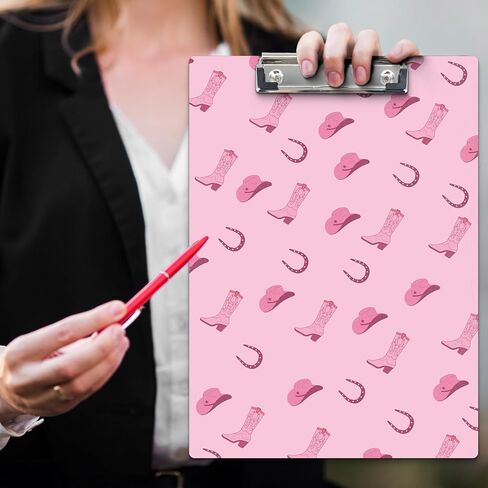 Pink Clipboard, Trendy Preppy Pink Ace of Hearts Wooden Clip Board for Girls Student School Dorm Office, Preppy School Supplies, Pink Office Supplies, Standard A4 Letter Size 9x12.6 Inch in Kuwait