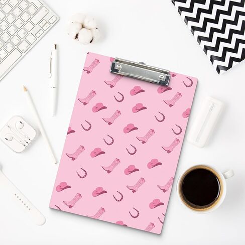 Pink Clipboard, Trendy Preppy Pink Ace of Hearts Wooden Clip Board for Girls Student School Dorm Office, Preppy School Supplies, Pink Office Supplies, Standard A4 Letter Size 9x12.6 Inch in Kuwait