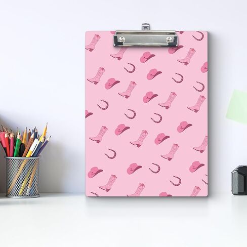 Pink Clipboard, Trendy Preppy Pink Ace of Hearts Wooden Clip Board for Girls Student School Dorm Office, Preppy School Supplies, Pink Office Supplies, Standard A4 Letter Size 9x12.6 Inch in Kuwait