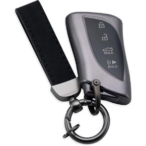 Keychain for Lexus Key Fob Cover Case Fit for 2018-2024 ES200, ES350, LC500, LS500, UX200, ES300h, GX460, RX350h, NX450