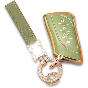 Keychain for Lexus Key Fob Cover Case Fit for 2018-2024 ES200, ES350, LC500, LS500, UX200, ES300h, GX460, RX350h, NX450