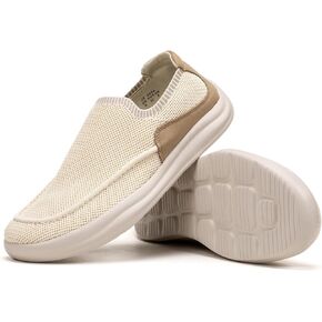 BEJINASH Men’s Slip-on Walking Shoes, Lightweight Breathable Go Walk Shoes with Arch Support,Comfortable Casual Loafers Shoes