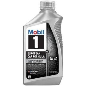 Mobil 1 European Car Formula Full Synthetic 5w-40 (6 Quarts)