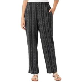 Briggs Ladies' Comfort Stretch Waistband Linen Blend Pants