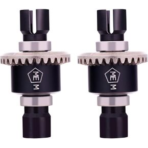 2PCS Alum H16BM Front Rear Differential Diff Gear for MJX Hyper go 1/16 H16BM H16207 16208 16209 16210 H16 1/14 14301 14302 14209 14210 H14BM Series Upgrades Part Blue