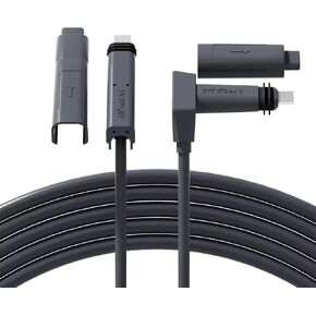 32.8FT Starlink Replacement Cable for Starlink Rectangular Satellite V2, Starlink Internet Kit Satellite Cable Extension Fits Starlink Accessories (32.8FT/10M) Waterproof Gray
