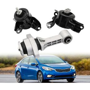 3Pcs Engine Motor & Trans Mount Kit Compatible with Forte Rio Accent Elantra Veloster 2011-2017 A71004 A71020 A71029, 9758 9761 9797