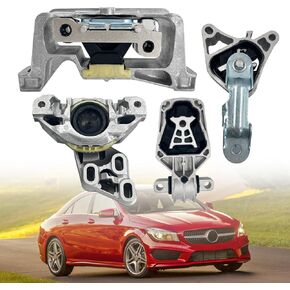4Pcs 2462400809 Engine Motor and Transmission Mount Kit Fits for Mercedes-Benz B250 W246 2013-2016 CLA250 2014-2019 GLA45 AMG 2015-2019 L4 2.0L# 2462402517