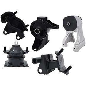 ENA Engine Motor and Trans Mount Set of 5 Compatible with Honda 2007 Odyssey EX LX 3.5L Replacement for A4526HY A4553 A4555 A4557 A4558