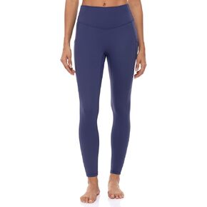 Lavento Women's Active Sculpt Workout Leggings 25" - No Front Seam Yoga Legging with Pockets
