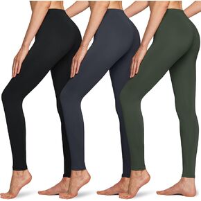 ATHLIO Women's Thermal Yoga Pants, Fleece Lined Compression Workout Leggings, Winter Athletic Running Tights