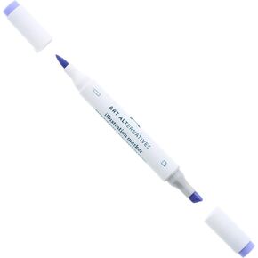 Art Alternatives Illustration Marker, Lavender V5 - Dual Tip Brush + Chisel - Alcohol Marker - Illustration, drawing, manga, coloring