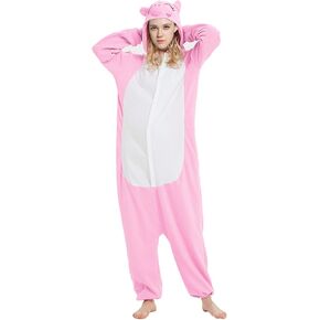 Unisex Adult Pajamas Cosplay Pig Animal Costumes