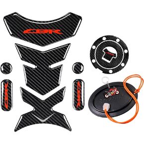 Reflective Sticker, Protector Pad, Tank Pad Decal Stickers, Tank Protector for CBR600RR 2003-2015 CBR1000RR 2004-2015 (RED)