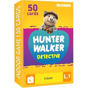 QUOKKA Scavenger Hunt for Kids Ages 4-8 - 250+ Indoor Outdoor Activities for Kids Ages 6-8 - Camping Backyard Outdoor Games for 3-6 Year Olds - Pocket Travel Toys for Boys Girls and Family