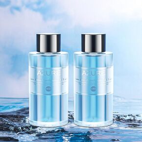 2 Packs Essential Oil Refill for Smart Car Air Freshener, 3.5OZ Car Diffuser Refill, Aromatherapy Perfume Refill Can be Used for 4-8 Months, Made with Natural Plant Extracts, Ocean