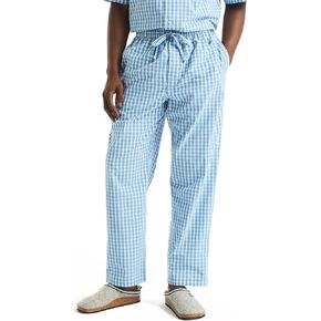 Nautica Men's Sustainably Crafted Plaid Poplin Sleep Pant