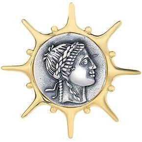 Gold Sun Brooch Pins for Women Suit Dress Collar Costume Broach Jewelry Accessorices Yellow Brooches for Men Birthday Holiday Fashion Jewelry