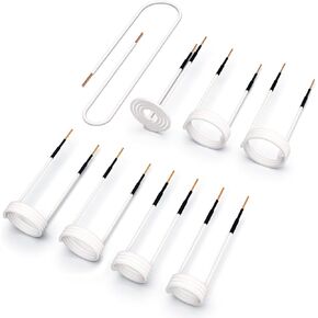 Induction Heater Coil Kit 8PCS Most Used Induction Heater Coils with Varying Lengths Magnetic Heat Resistant Induction Heater Tool with Flexibility and Long Lifespan For Removing Rusty Bolts and Nuts