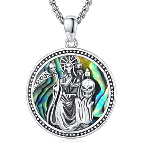 Saint Necklace 925 Sterling Silver Archangel Protection Medals Pendant Religious Amulet Jewelry for Men Women