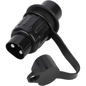 3 Pin Trailer Plug,3 Pin Tractor Plug,Trailer Connectors,Black Plastic 3 Pin Trailer Plug Wiring Connector Adapter For Trailer
