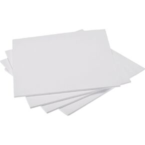 uxcell White EVA Foam Sheets 10 x 10 Inch 5mm Thickness for Crafts DIY Projects, 4 Pcs