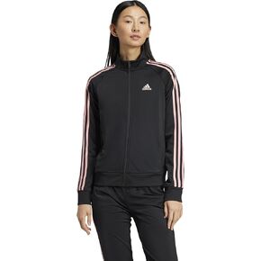 adidas Women's Primegreen Essentials Warm-up Slim 3-Stripes Track Jacket