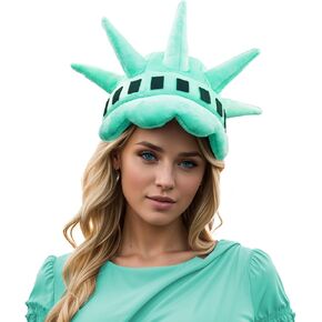 Statue of Liberty Costume Lady Liberty Hat Crown Lady Liberty Headband Lady Liberty Cosplay for Adult and Teen