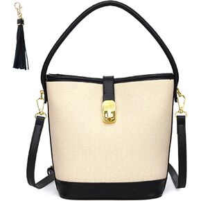 Crossbody Bucket Bags for Women Leather Shoulder Bag for Women Fashion Mini Handbags Bucket Purses