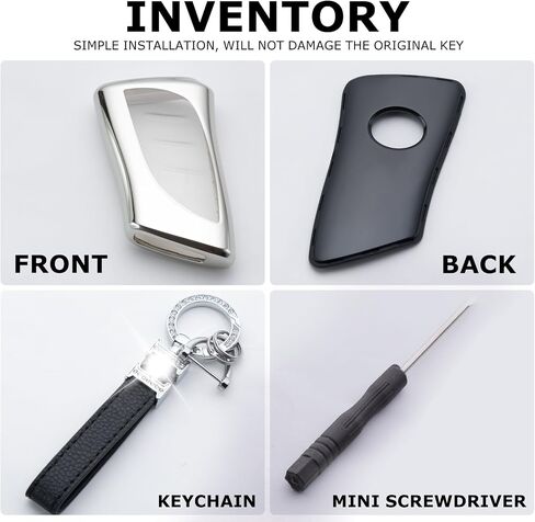 سلسلة مفاتيح لجراب غطاء مفتاح Lexus Key Fob مناسب لـ 2018-2024 ES200، ES350، LC500، LS500، UX200، ES300h، GX460، RX350h، NX450 in Kuwait