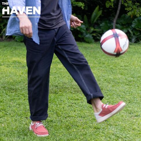 أحذية Kickback Haven - أحذية بدون كعب للرجال - أحذية كاجوال أنيقة خفيفة الوزن برباط للرجال - أحذية قماشية مريحة طوال اليوم - أحذية رجالية سهلة الارتداء in Kuwait