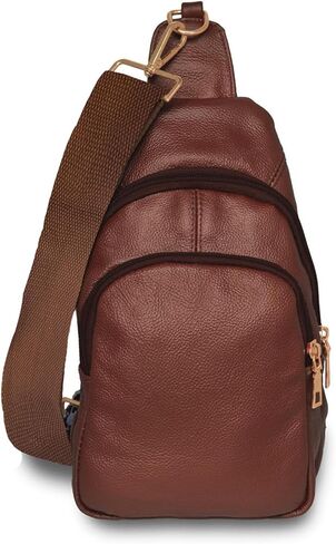 Krediz Sling Bag for Women – Versatile leather sling bag for women, For Travel & Outdoor Activities, Adjustable Strap in Kuwait