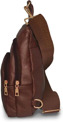 Krediz Sling Bag for Women – Versatile leather sling bag for women, For Travel & Outdoor Activities, Adjustable Strap in Kuwait