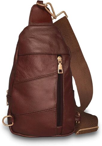 Krediz Sling Bag for Women – Versatile leather sling bag for women, For Travel & Outdoor Activities, Adjustable Strap in Kuwait