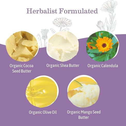 Earth Mama Vegan Nipple Butter | Cruelty-Free Breastfeeding Cream for Nursing Mamas | Lanolin-free 2-Ounce in Kuwait