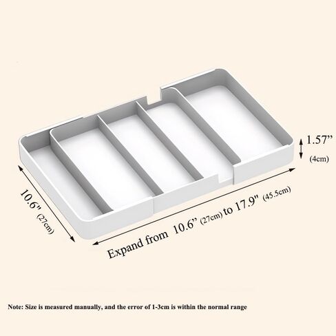 Shallow Drawer Organizer, 2 Pack Expandable Office Drawer Organizers Dividers, Pen Organizer for Desk, Tray Box Accessories for Desktop, Bathroom, Kitchen, Makeup, Vanity, Medicine in Saudi Arabia