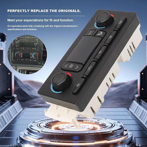 599-211XD Climate Control Module, A/C Heater Climate Control Panel Compatible with Silverado Suburban Trailblazer Avalanche, Sierra Yukon Envoy Escalade, Replace#10367041,10399657,10367042 in Saudi Arabia