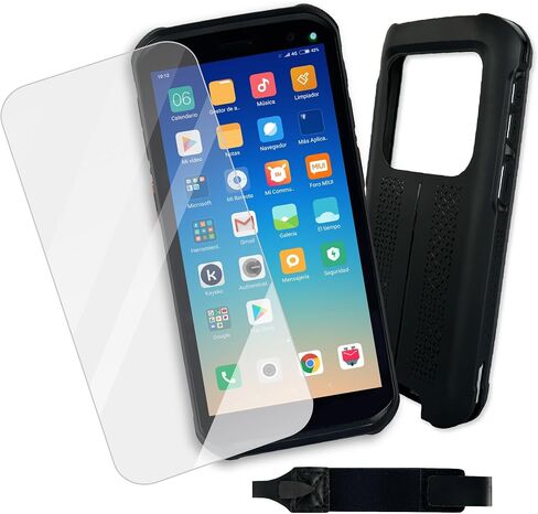 SOLUX PDA Handheld Android Barcode Scanner with Pistol Grip, Charging Cradle and Extra Battery -1D/2D/QR Inventory Scanner - Bluetooth, GPS, GSM, Rugged and Wi-Fi 6 - Enabled Handheld Terminal - 5.5" in Saudi Arabia