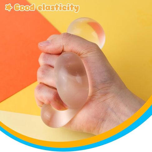 AMOR PRESENT Sugar Stress Ball, 2.4 inch Slow Rise Stress Ball Malt Syrup Filled Squeeze Ball for Teens Pressure Relief Party Class Reward in Saudi Arabia