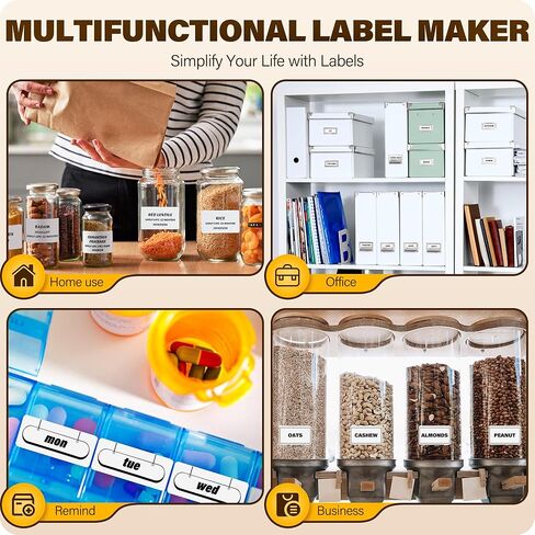 طابعة ملصقات حرارية HPRT T20 بلوتوث، أجهزة طباعة ملصقات محمولة متوافقة مع Android وiOS، الكمبيوتر الشخصي للحياة اليومية والأعمال، مع ملصق 1 لفة 2 بوصة، أبيض in Kuwait