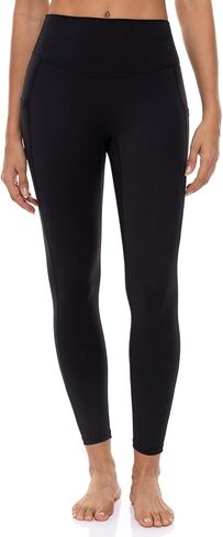 Lavento Women's Active Sculpt Workout Leggings 25" - No Front Seam Yoga Legging with Pockets in Saudi Arabia
