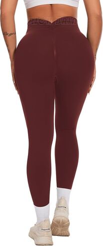 V Back Scrunch Butt Leggings for Women Workout Leggings Butt Lift for Gym Yoga Running High Waisted Seamless Pants in Saudi Arabia