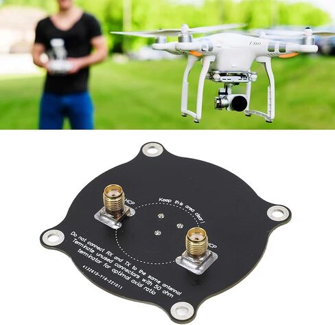Alomejor 5.8GHz FPV Antenna Triple Feed Patch Antenna 9.4dBi High Gain Circularly Polarized Antenna for FPV Racing Drone in Saudi Arabia