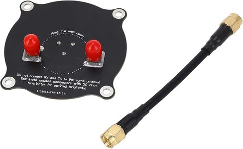 Alomejor 5.8GHz FPV Antenna Triple Feed Patch Antenna 9.4dBi High Gain Circularly Polarized Antenna for FPV Racing Drone in Saudi Arabia