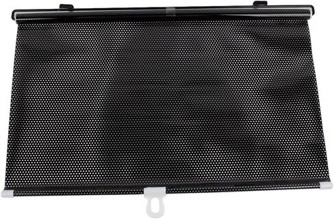 uxcell 50cm x 130cm Black Vinyl Portable Roll Up Retractable Car Front Side Window Sun Shade in Saudi Arabia