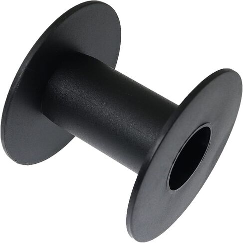 Plastic Spool RLECS 8pcs 55mm Black Bobbin Empty Spools for Embroidery Thread, Yarn, Ribbon, Crafts and Sewing in Saudi Arabia