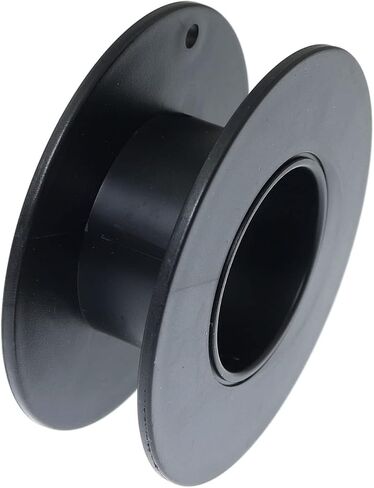 Plastic Spool RLECS 8pcs 55mm Black Bobbin Empty Spools for Embroidery Thread, Yarn, Ribbon, Crafts and Sewing in Saudi Arabia