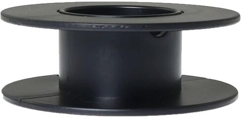 Plastic Spool RLECS 8pcs 55mm Black Bobbin Empty Spools for Embroidery Thread, Yarn, Ribbon, Crafts and Sewing in Saudi Arabia